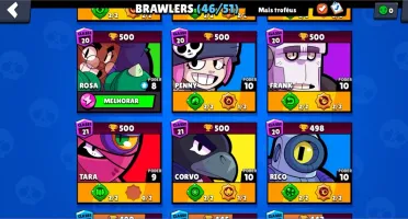 Conta Brawl Stars 18k de troféus