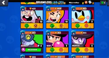 Conta Brawl Stars 18k de troféus