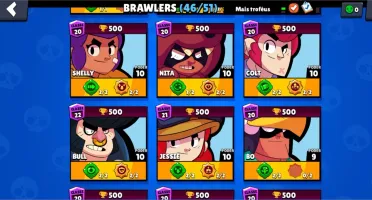 Conta Brawl Stars 18k de troféus