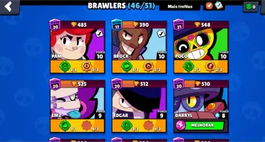 Conta Brawl Stars 18k de troféus