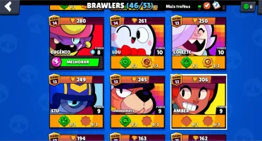 Conta Brawl Stars 18k de troféus