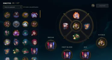Conta lol 2014 d2 (mestre ult season )+ valorant skin faca +
