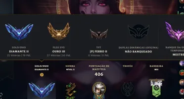 Conta lol 2014 d2 (mestre ult season )+ valorant skin faca +