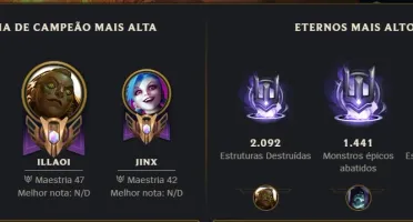 Conta Lol Premium Br — Lvl 1100 | 622 Skins | Todos Os Champ