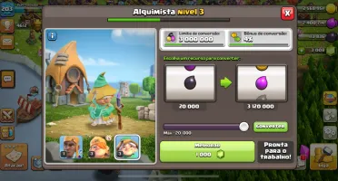 #Clash of Clans CV15 full + 3k gemas#