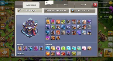 #Clash of Clans CV15 full + 3k gemas#