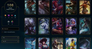 Conta  antiga com icones legados