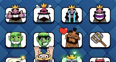 Clash royale nível 12 quase 13 cartas full + de 30 emotes