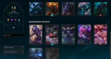 Conta LOL main Zed e Yasuo