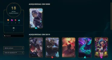 Conta LOL main Zed e Yasuo