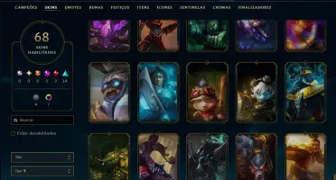 Diamante 4 com 85 Champs e 68 Skins ( JG / MID )