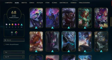 Diamante 4 com 85 Champs e 68 Skins ( JG / MID )