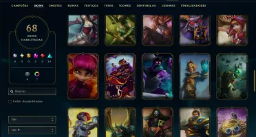 Diamante 4 com 85 Champs e 68 Skins ( JG / MID )