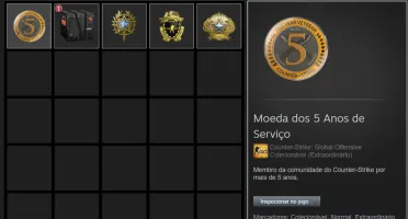 Conta Steam 5 anos - CS PRIME 3k horas, RUST, The Forest