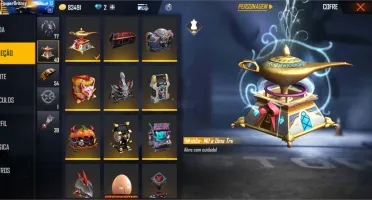 Conta free fire gemada