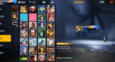 Conta free fire gemada