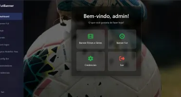 Gerador de Banner. Futebol, Filmes e Séries.