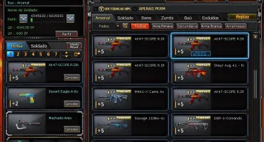 Conta Crossfire Coronel Varias mns , vips , m4 custom br