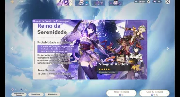 Klee, Yoimiya, Jean e Banner Garantido e Próximo do pity