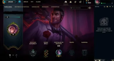 CONTA LOL PLATINA 4