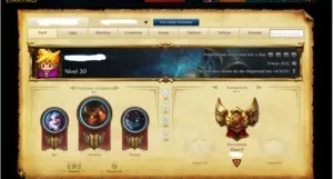 CONTA LOL GOLD 5, 98 CHAMPS, 6 PG DE RUNAS 76 SKINS