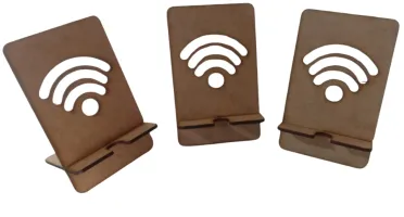 Kit 10 suporte porta celular personalizado, feito em MDF