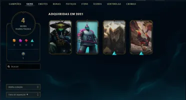 conta lol platinaIV 39 campeoes lvl 53
