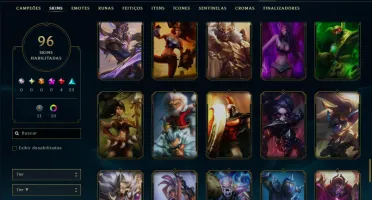 Bronze 2 com 110 Champs e 96 Skins ( Mais de 200 Jogos )