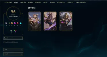 Bronze 2 com 110 Champs e 96 Skins ( Mais de 200 Jogos )