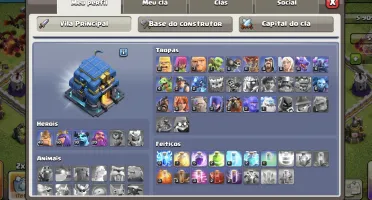 CV12 Rainha 50 + Clash Royale 9300🏆 - Supercell ID transfer