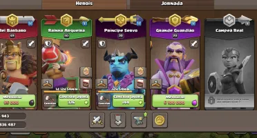 CV12 Rainha 50 + Clash Royale 9300🏆 - Supercell ID transfer