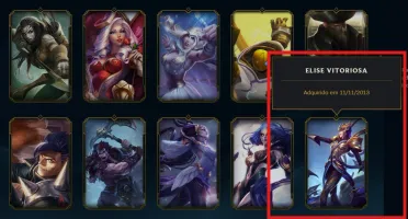 Conta League of Legends Full Acesso - 146 Champs e 136 Skins