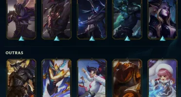 Conta League of Legends Full Acesso - 146 Champs e 136 Skins