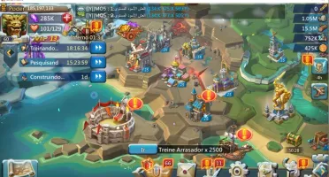 T4 liberado, +185M de poder, 285k de gemas, Set de caça...