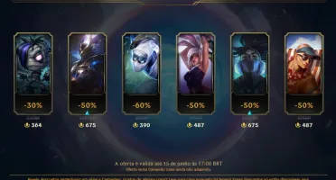 Conta de lol nível 35 barata