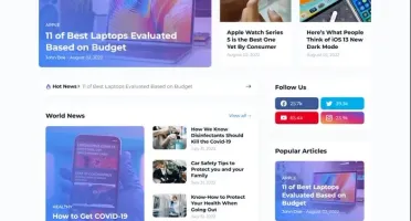 Template Blogger Noticias e Revistas Promoção Imperdível