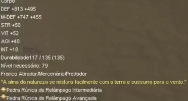Conta Grand Fantasia - F.A 95 p/ Leech + A.M 77 Mula