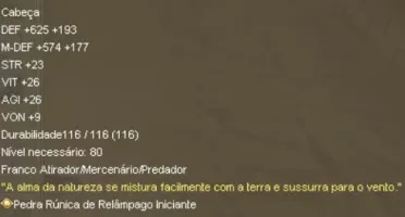 Conta Grand Fantasia - F.A 95 p/ Leech + A.M 77 Mula