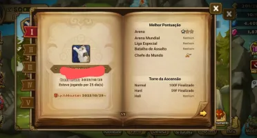 Conta Starter com Maximilian Summoners Wars