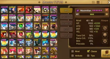 Conta Starter com Maximilian Summoners Wars