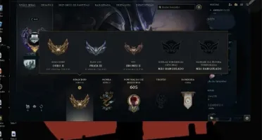 Conta league of legends 264 skins ouro 2