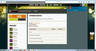 VENDO ACC PANDA LVL 200 SCROLLADO EM TUDO