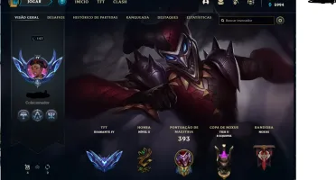 Conta Lol Nível147 com email diamante 4(TFT)