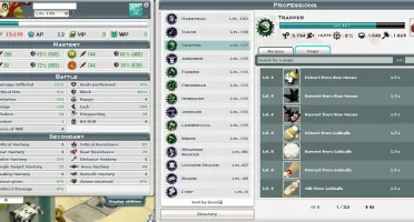 Vendo conta Wakfu - Quase todas as profissões lvl 115+