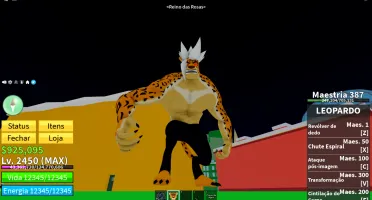 Conta Blox Fruits Lvl Maximo 23 Frutas, Leopard Maestria 387