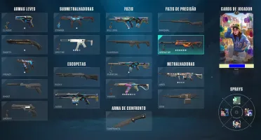 Conta LOL 182 Skins com RP Lv661 + Conta Valorant de Brinde