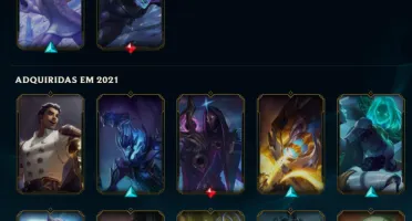 Conta LOL 182 Skins com RP Lv661 + Conta Valorant de Brinde