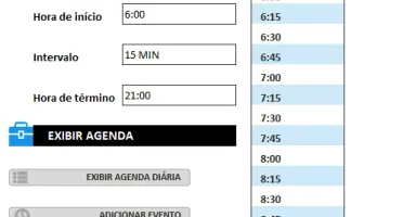 Agenda De Tarefas Diárias - Editavel