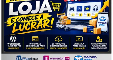Script Loja Virtual Com 20 Produtos Digitais - MODELO NOVO!