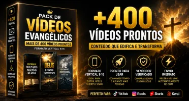 +400 Vídeos Evangélicos Para TikTok, Reels e Shorts